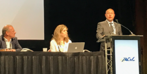 dr. steve yu speaking at AAGL